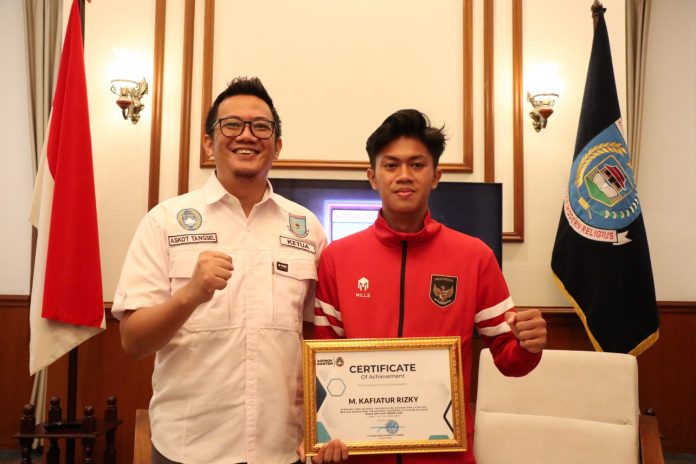 Ketua ASKOT Tangsel, Erlangga Yudha Nugraha Berharap Sosok Kafiatur Jadi Motivasi Pegiat Olahraga Muda