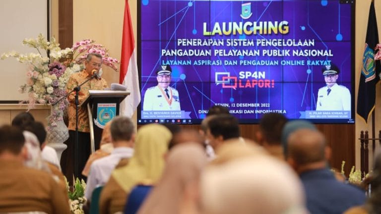 Pemkot Tangsel Luncurkan SPAN-LAPOR Untuk Kanal Pengaduan Masyarakat