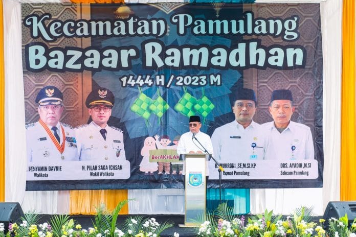 Buka Bazar Ramadan di Pamulang, Benyamin: Langkah Pemkot Kendalikan Inflasi
