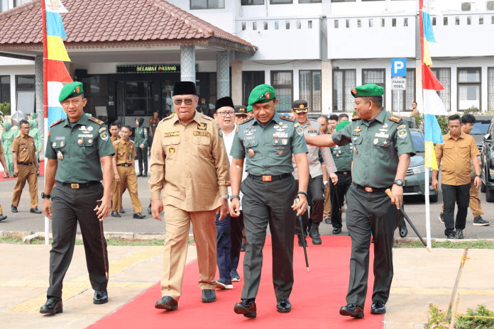 Wali Kota Benyamin Dampingi Pangdam Jaya Resmikan Dua Koramil Baru di Tangsel