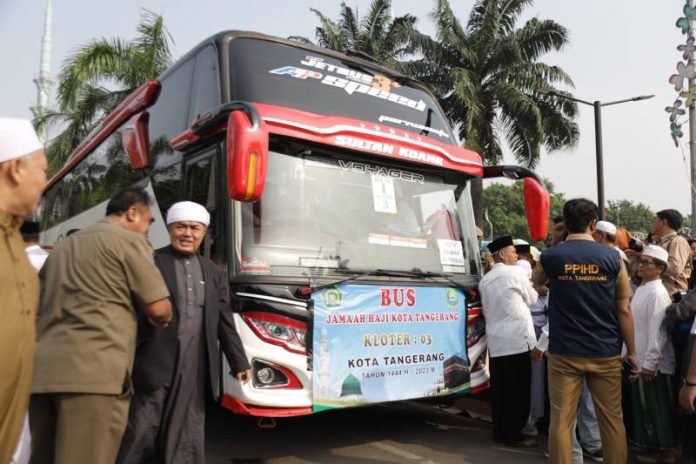 1.667 Jamaah Haji Kota Tangerang Resmi Diberangkatkan