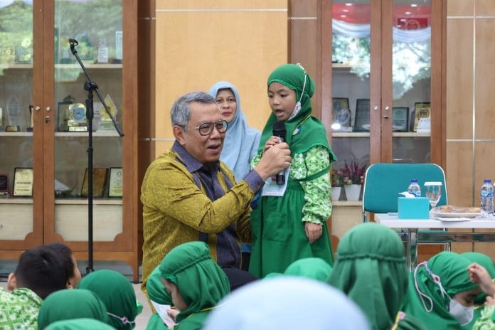 Kunjungi Puspemkot Tangsel, Wali Kota Benyamin Sambut Kedatangan Anak-Anak TK Al-Azhar 17