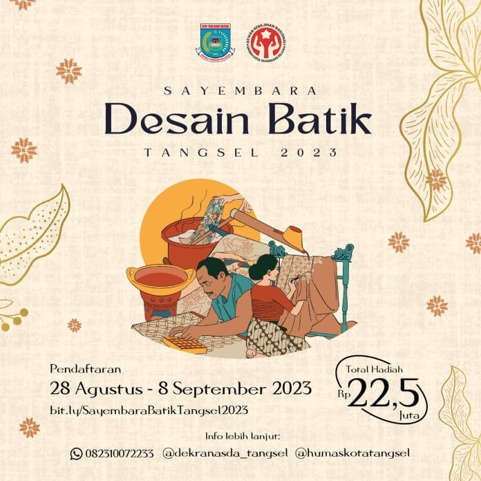 Pemkot Gelar Sayembara Desain Batik Tangsel