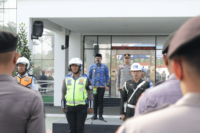 Pastikan Kesiapan, Wakil Wali Kota Pilar Pimpin Apel Gelar Pasukan Operasi Zebra Jaya 2023