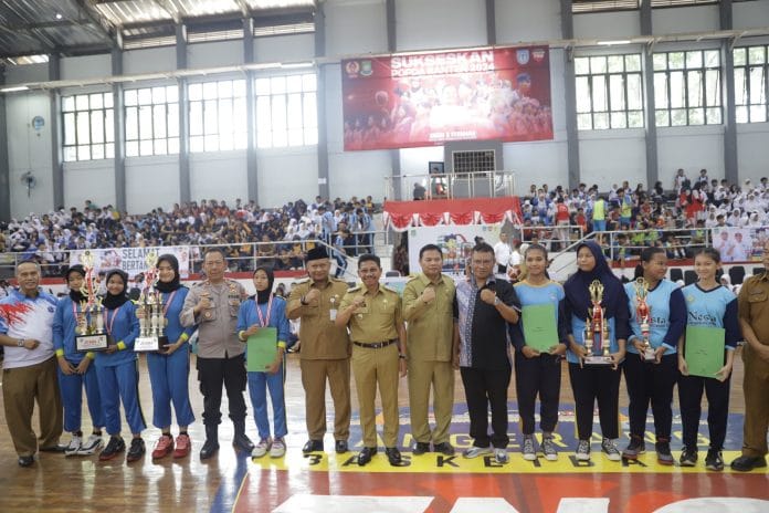 Ratusan Siswa Ikuti Pembukaan Porseni Tingkat SMP Kota Tangerang 2023