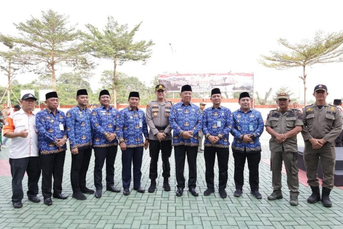 Walikota Benyamin Hadiri Apel Gelar Pasukan Operasi Mantap Brata 2023-2024