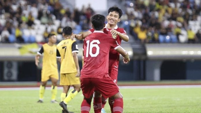 Bantai Brunei 6-0, Indonesia Masuk Grup F Kualifikasi Piala Dunia 2026
