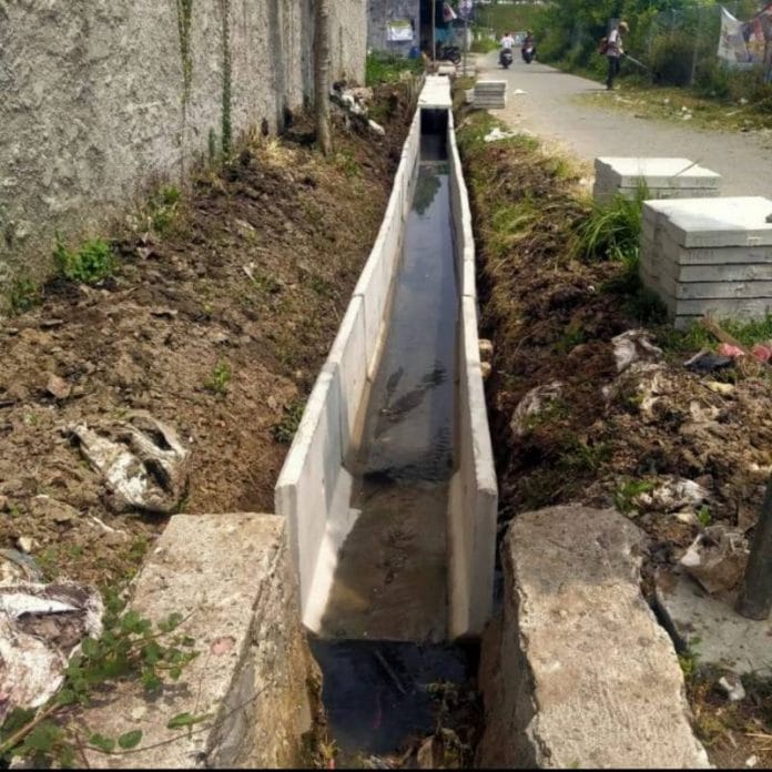 Atasi Permasalahan Banjir, Pemkot Tangerang Bangun Dua Drainase Baru di Kelurahan Belendung