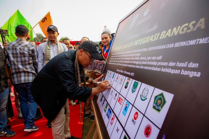 Hadiri Kirab Pemilu 2024, Pilar: Ciptakan Pemilu yang Aman, Damai dan Bermartabat