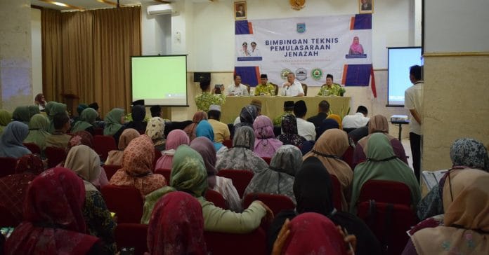 Disperkimta Tangsel Lakukan Bimtek Pemulasaran Jenazah