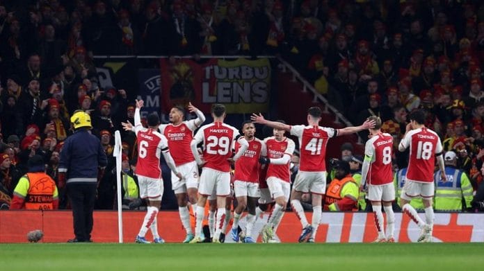 Meriam London Juara Grup B Liga Champions, Arsenal Bantai Lens 6-0