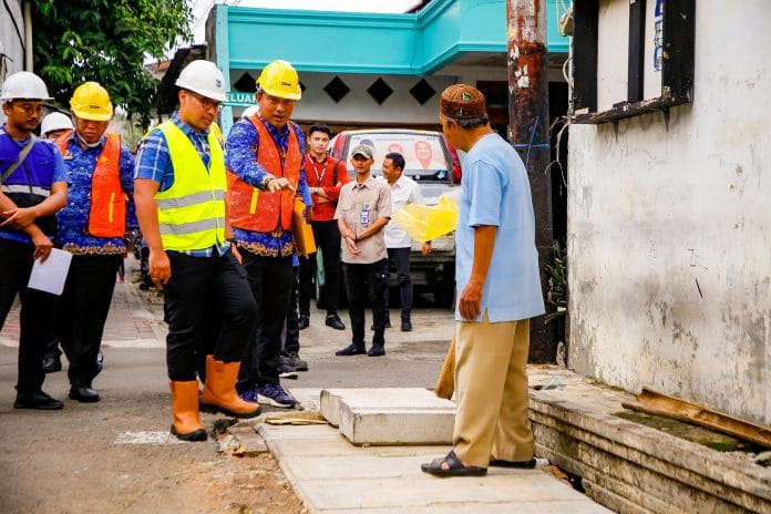 Pastikan Program Kampung Membangun Berjalan, Pilar Tinjau Penataan Kampung Wadassari