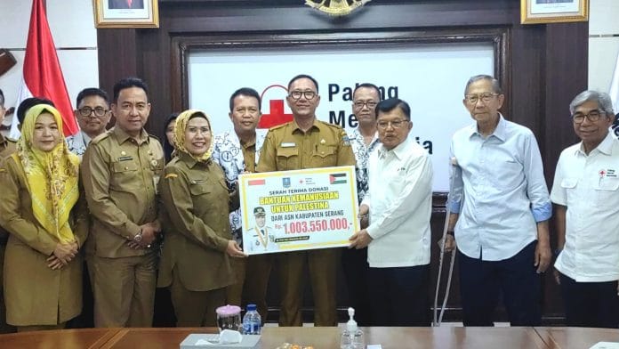 Pemkab Serang Salurkan Donasi Rp 1 Miliar untuk Palestina