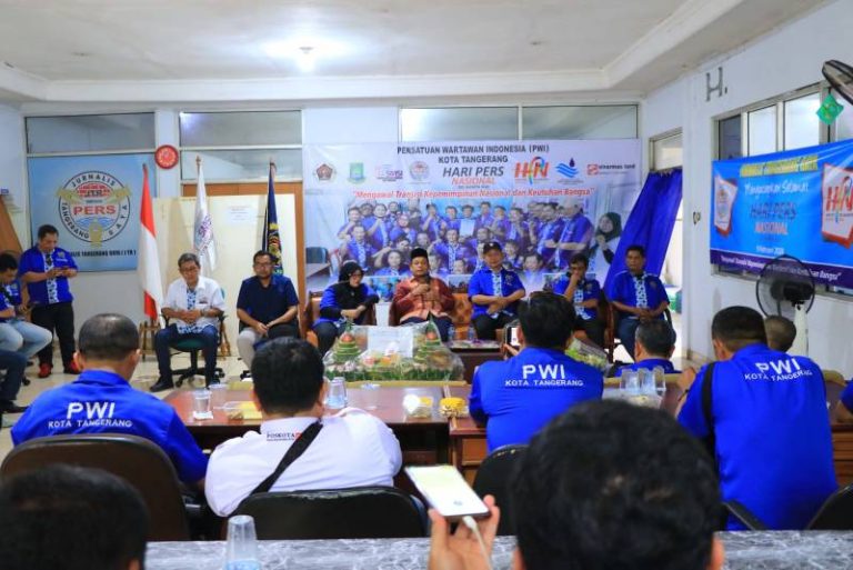 Pj Kota Tangerang Rayakan HPN Bersama Puluhan Wartawan