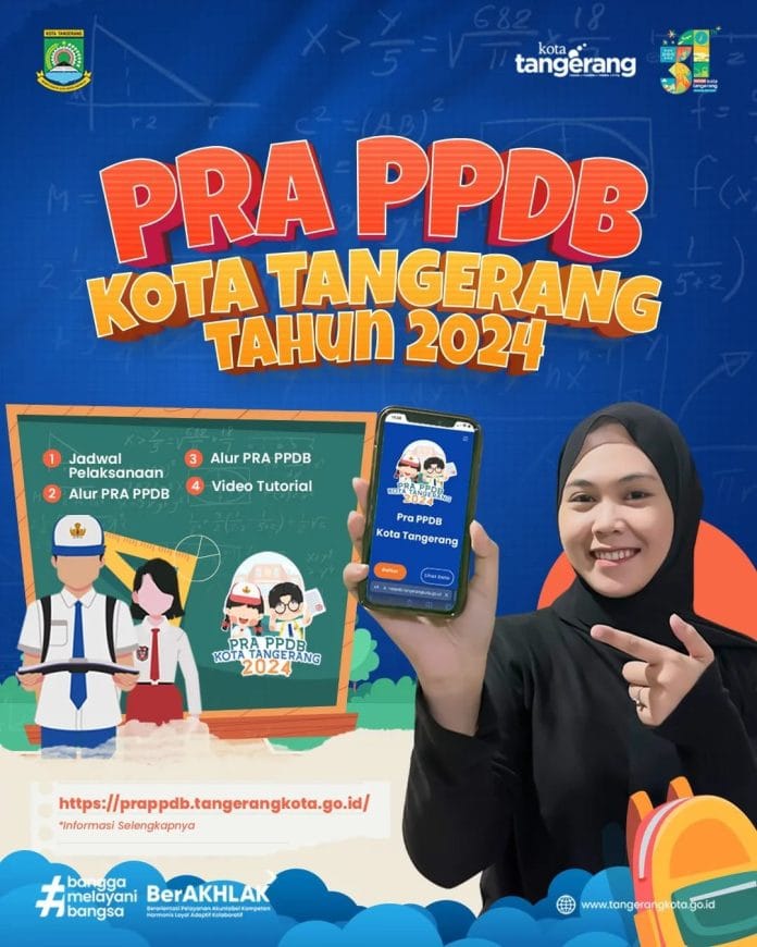 Pra PPDB SD Kota Tangerang Tahun 2024 Dibuka Sampai Akhir Mei