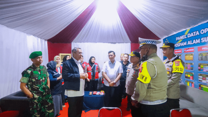 Pastikan Idul Fitri Aman, Benyamin Tinjau Pos Pantau Lebaran