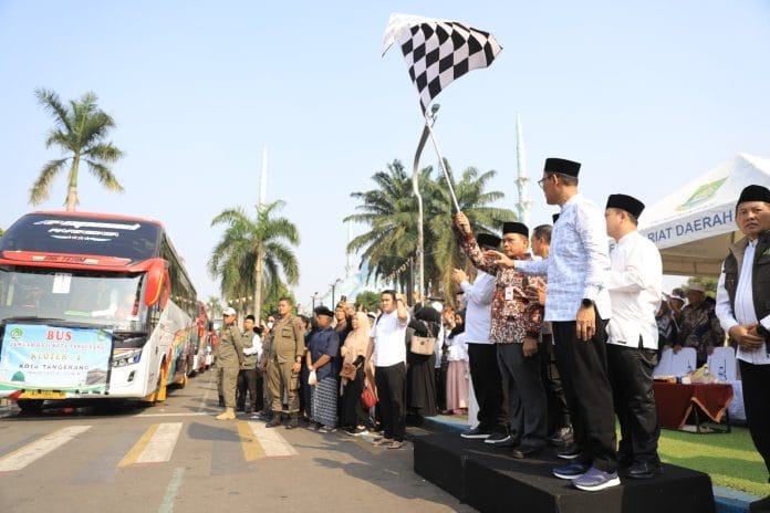 1.762 Jemaah Haji Kota Tangerang Resmi Diberangkatkan ke Tanah Suci