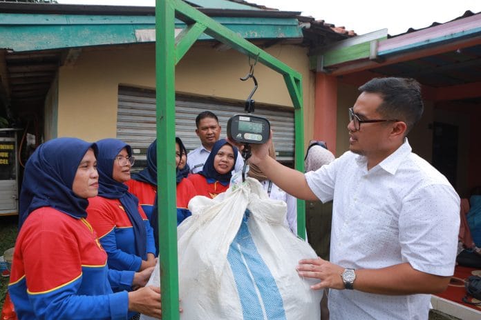 Lewat Bank Sampah, Wakil Walikota Pilar Ingin Tumbuhkan Kesadaran Pengelolaan Sampah