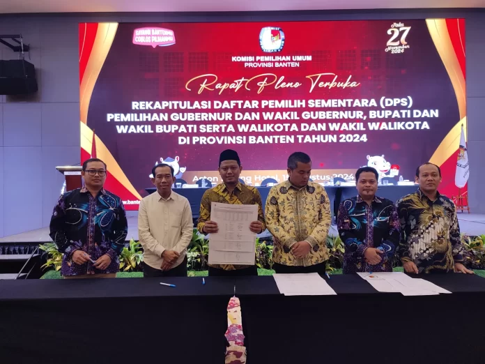 KPU Banten Tetapkan DPS Pikada 2024 Sebanyak 8,9 Juta Pemilih