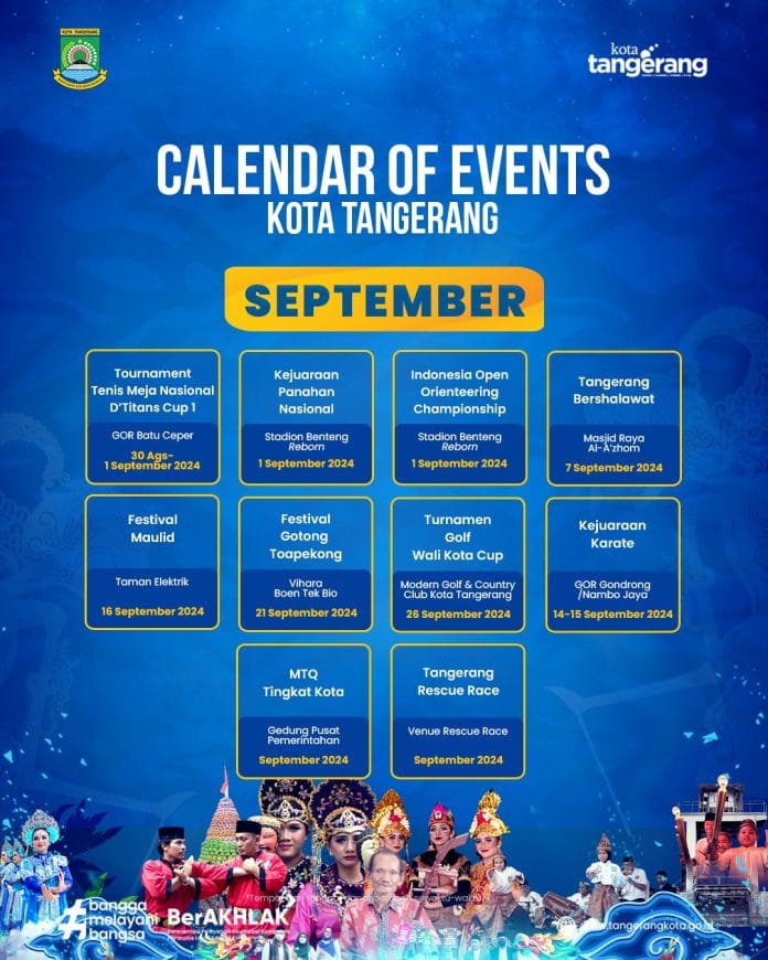 Daftar Events Seru di Kota Tangerang Selama Bulan September 2024