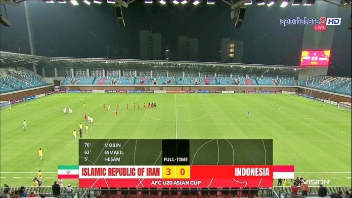 Timnas Indonesia Vs Iran: Garuda Muda Tumbang 0-3 di Laga Perdana