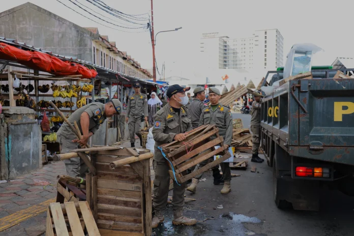 Pemkot Tangsel Tertibkan Pasar Ciputat: Pedagang Dipindahkan ke Los Gratis yang Lebih Nyaman