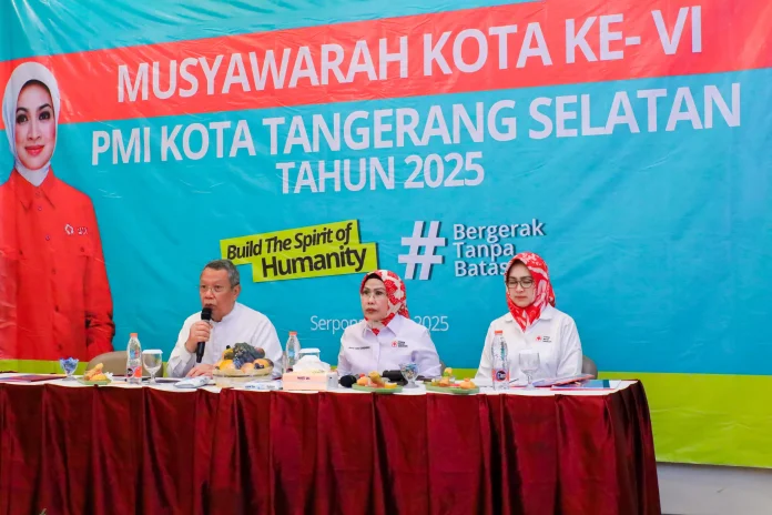 Hadiri Muskot VI PMI Tangsel, Benyamin: Kemanusiaan Jadi Fondasi Pembangunan Daerah