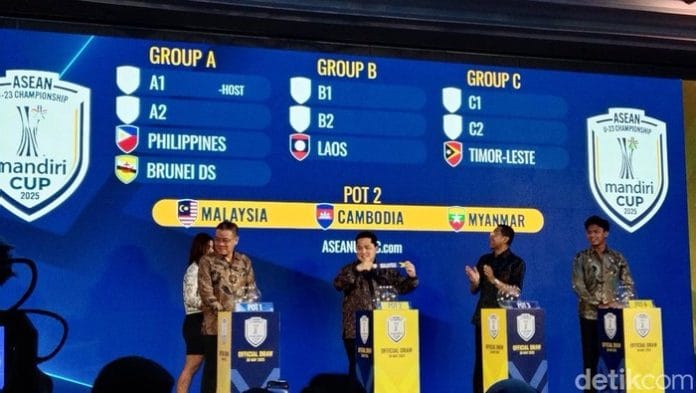 Indonesia Satu Grup dengan Malaysia di Piala AFF U-23