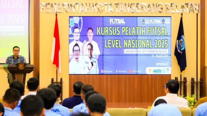 Tangsel Jadi Tuan Rumah Kursus Pelatih Futsal Nasional yang Diikuti 93 Instruktur dan Pelatih