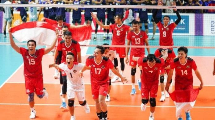 Timnas Voli Indonesia Lolos ke 8 Besar AVC Nations Cup Usai Kalahkan Thailand 3-2