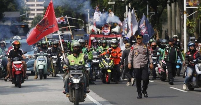 Bawa 5 Tuntutan, Demo Driver Ojol Hari Ini di Jakarta Diklaim Bawa 50.000 Massa, Ternyata Cuma Segini