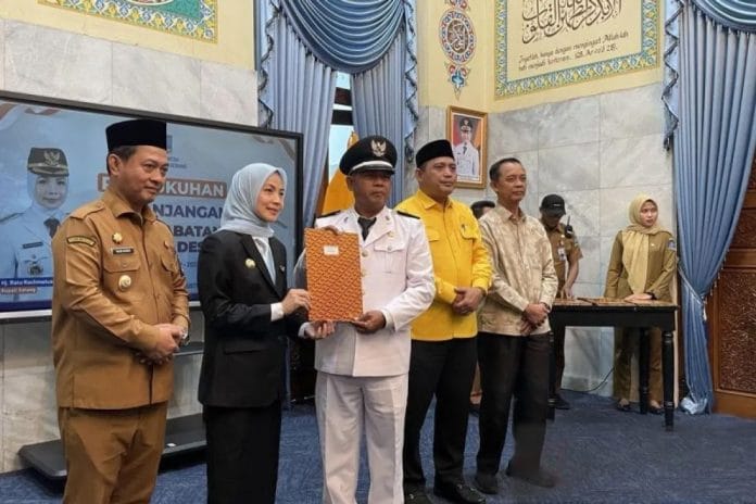25 Kades di Kabupaten Serang Terima Perpanjangan Jabatan Hingga Dua Tahun Kedepan