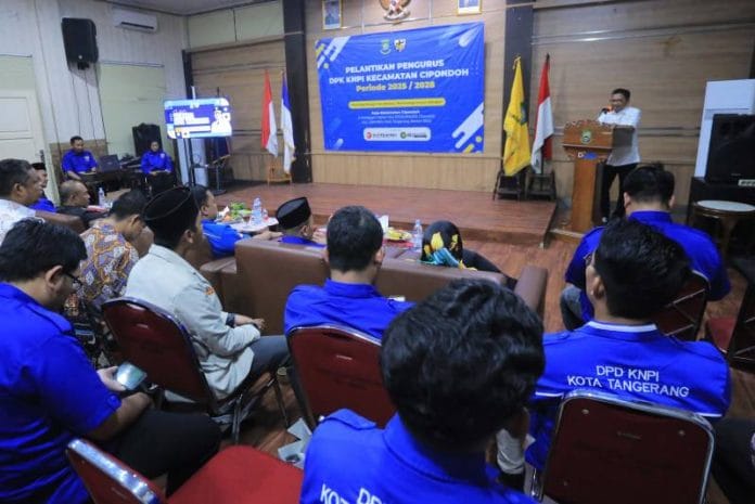 Hadiri Pelantikan DPK KNPI Cipondoh, Sachrudin: Jangan Jadi Penonton