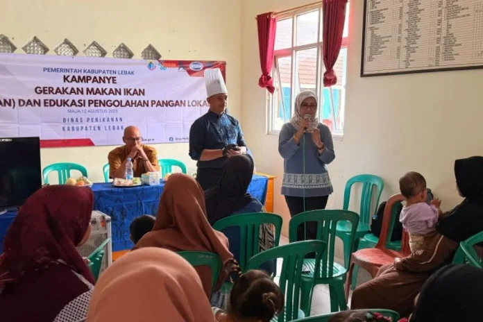 Cegah Stunting, Pemkab Lebak Genjot Kampanye Gerakan Makan Ikan