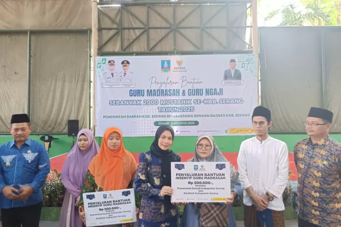 Pemkab Serang Salurkan Bantuan Rp1 miliar untuk 2.000 Guru Ngaji dan Madrasah