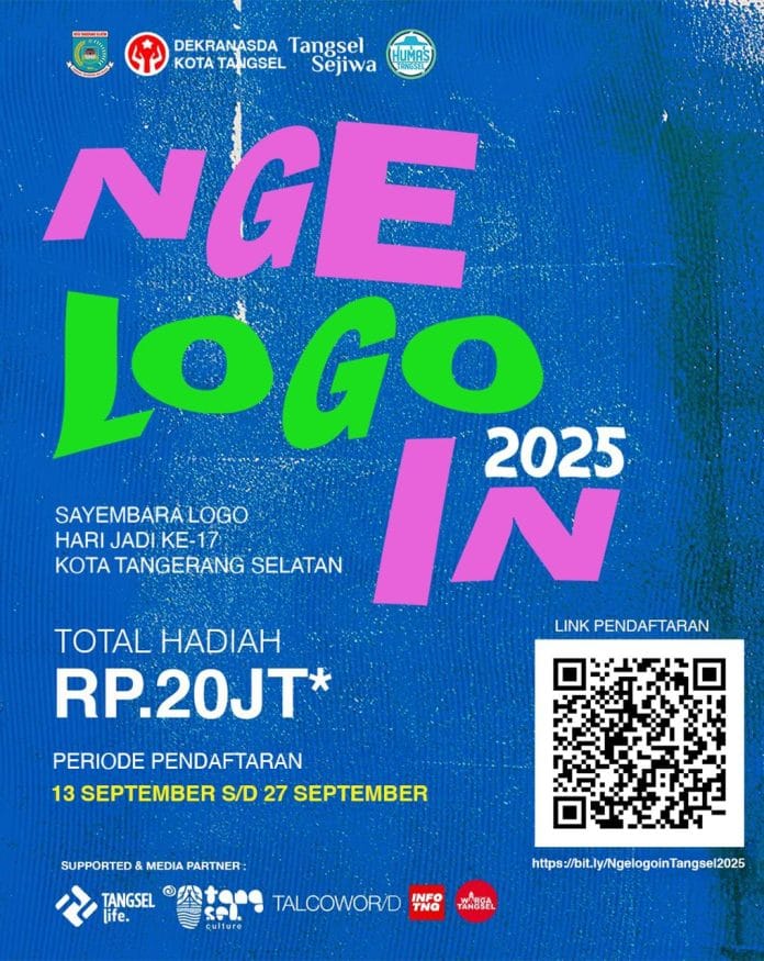Pemkot Tangsel Gelar Sayembara Logo HUT ke-17 Bertajuk Ngelogoin 2025, Total Hadiah Rp20 Juta
