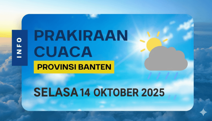 Cuaca Banten Hari Ini: Sebagian Wilayah Diguyur Hujan, Lainnya Terik dan Berawan