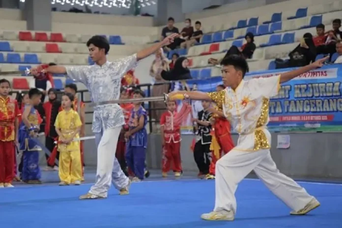 260 Atlet Muda Adu Gengsi di Kejurda Wushu Kota Tangerang Volume 2