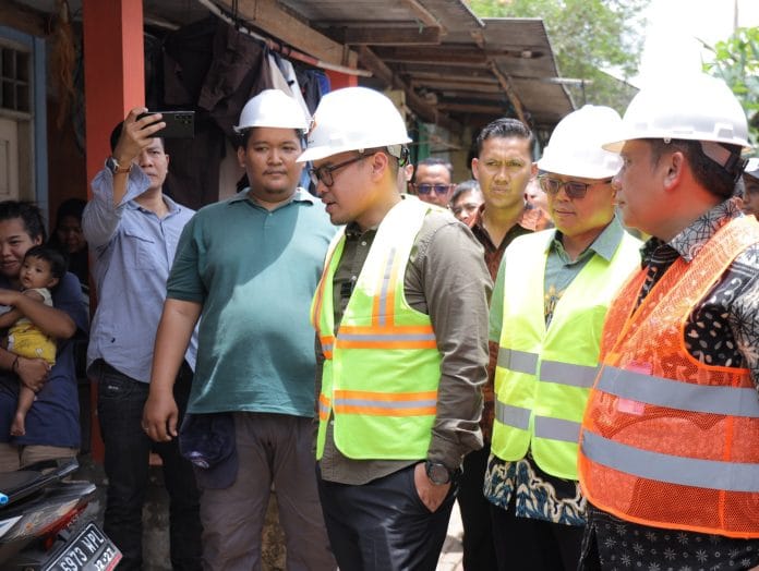 Transformasi Kampung Kumuh Bambu Apus, Pilar Pastikan Proyek Rampung Tepat Waktu