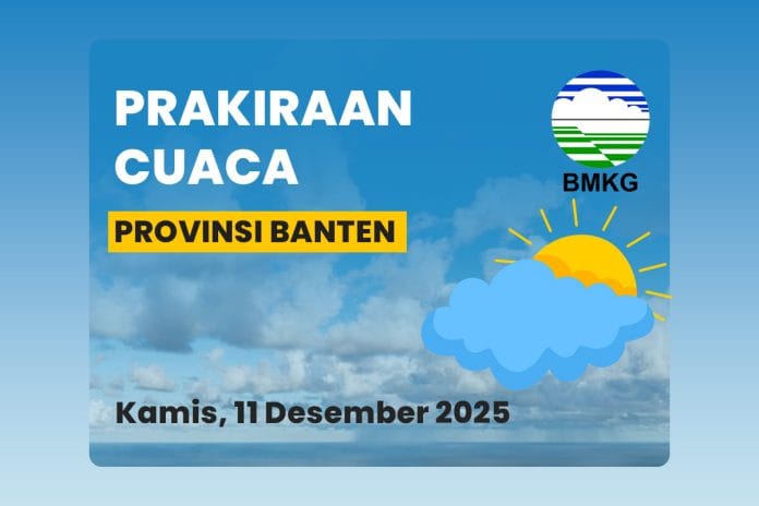 Cuaca Banten Hari Ini: Mendung Stabil, Hujan Ringan Muncul di Jam-Jam Krusial