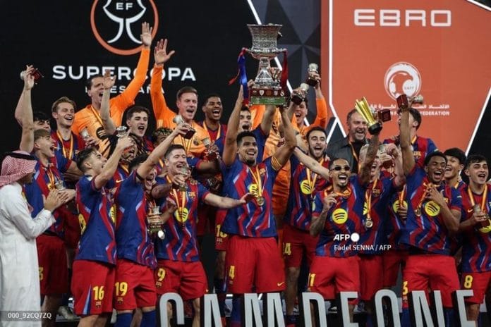 Raphinha Menggila, Barcelona Kunci Piala Super Spanyol Usai Tekuk Madrid 3-2